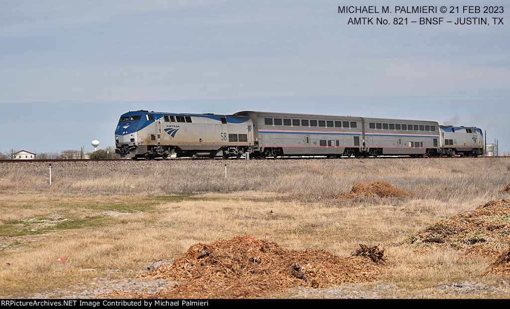 Amtrak Train No. 821